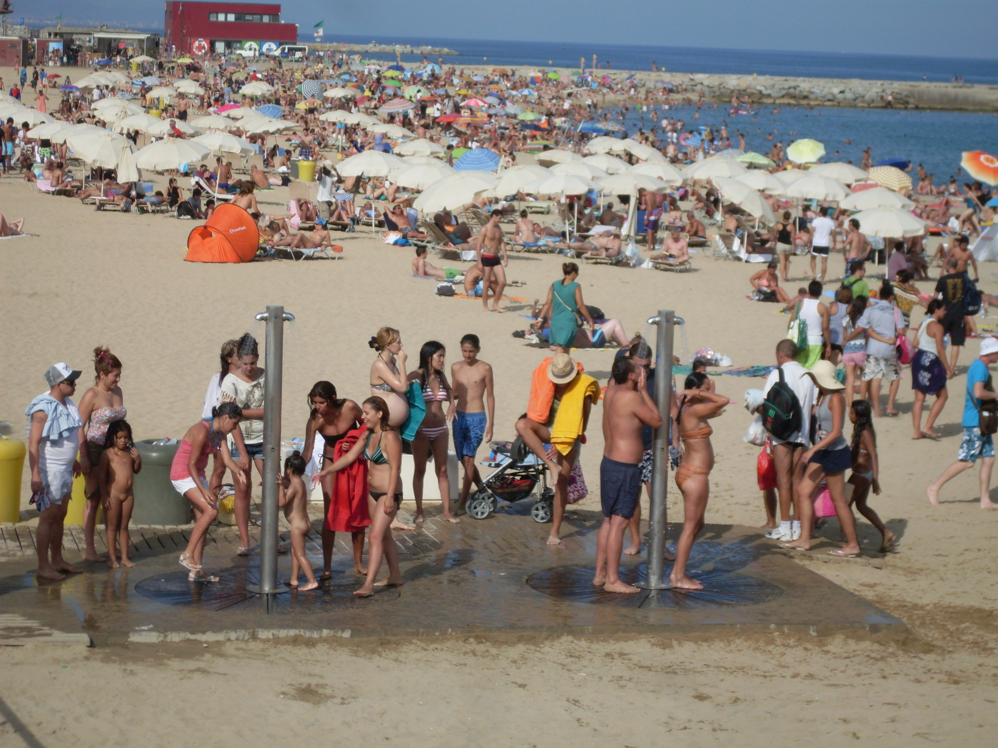 Nudist Beach - A Day at the Beach in Barcelona â€“ The Sarcastic Cynicâ„¢